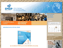 Tablet Screenshot of ephep.com